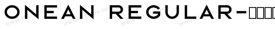 onean regular字体转换